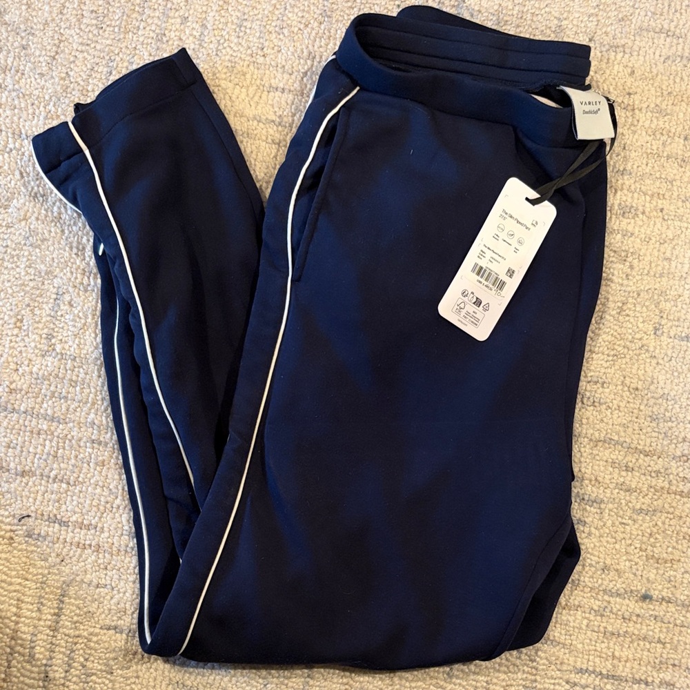 NWT Varley DoubleSoft Slim Piped Pant Jogger (27.5”)